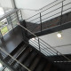 YSOVOC escalier intérieur bureaux, droit à volée contrariée