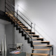 YSOCREMA escalier design métal bois, quartier tournant