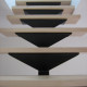 YSOS escalier design droit, métal bois