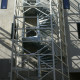 YSOBAR Escalier métal hélicoïdal de secours