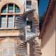 YSOTUBE escalier hélicoïdal, colimaçon, métallique extérieur