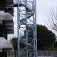 YSOTUBE escalier de secours extérieur métallique hélicoïdal, colimaçon