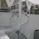 YSO-INDUSTRIE Escalier extérieur usine Hélicoïdal de secours métallique