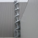 YSO-INDUSTRIE Escalier extérieur Hélicoïdal de secours métal, bâtiment