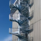 YSOBAR escalier hélicoïdal métallique extérieur